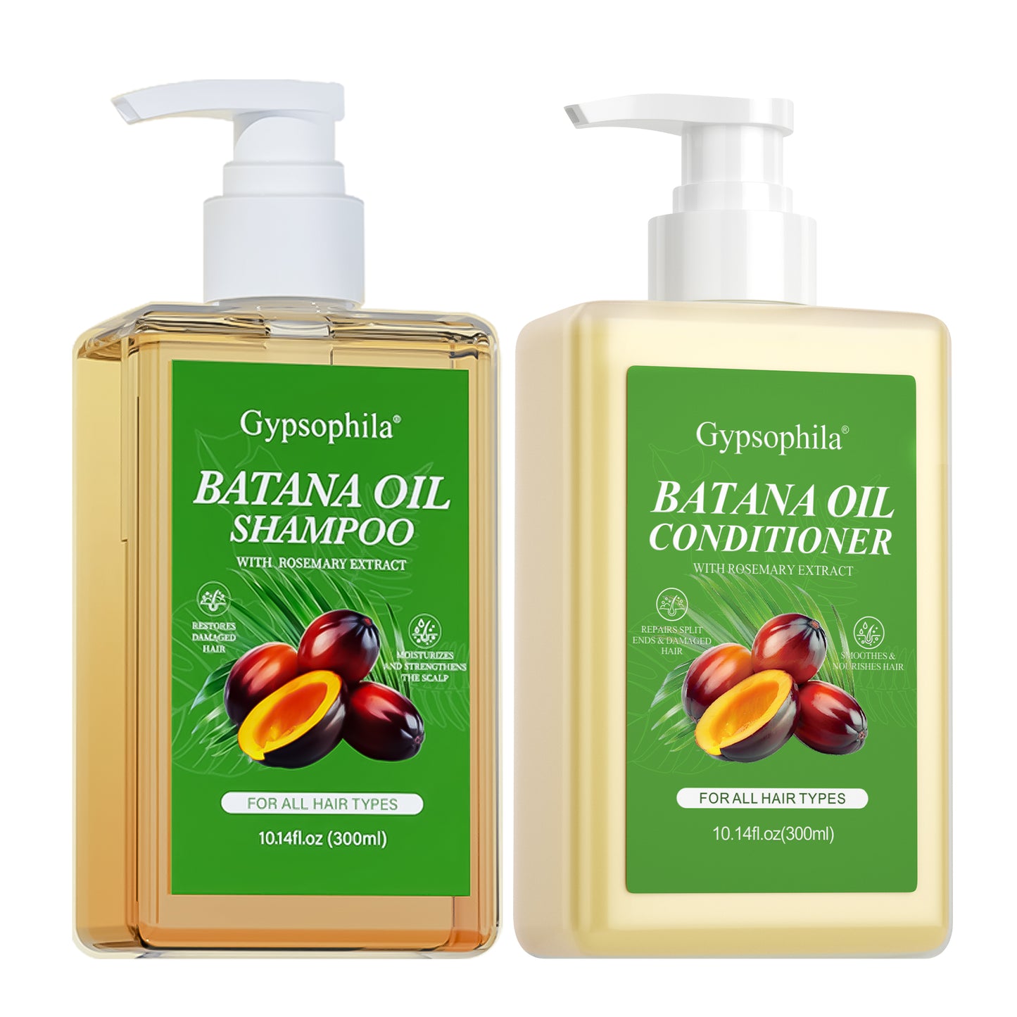 Gypsophila Batana Oil Shampoo set