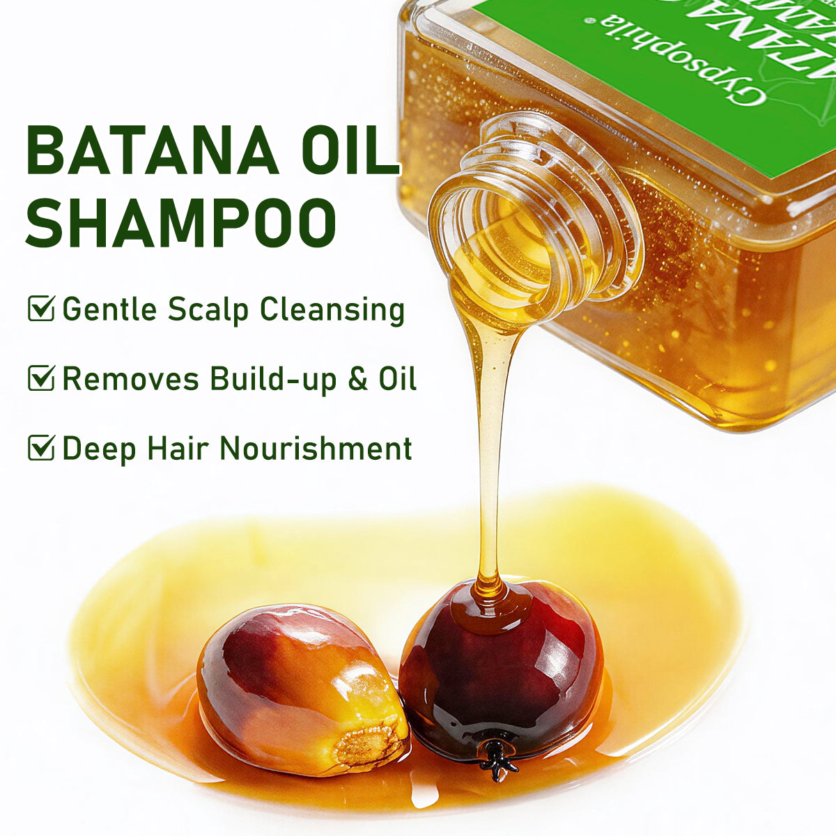 Gypsophila Batana Oil Shampoo set