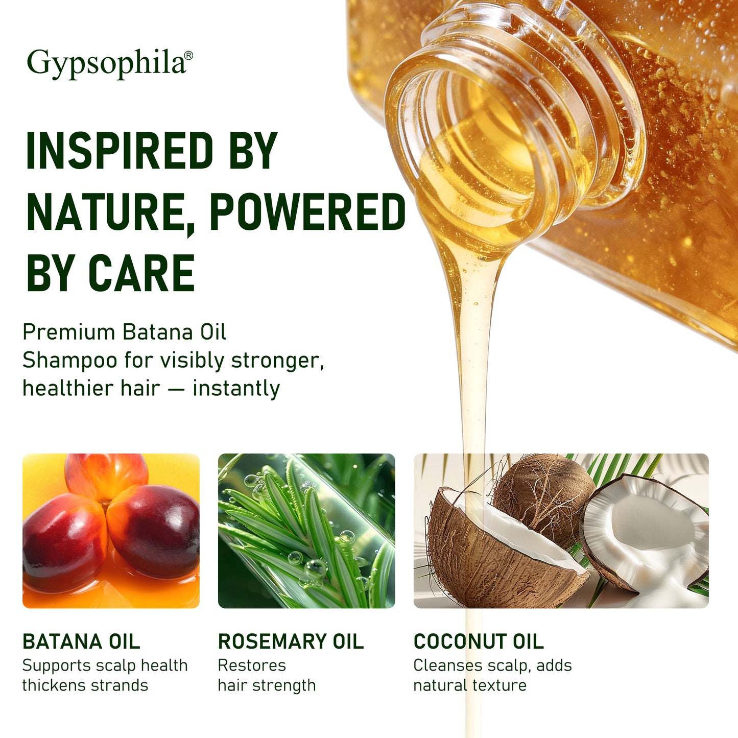 Gypsophila Batana Oil Shampoo